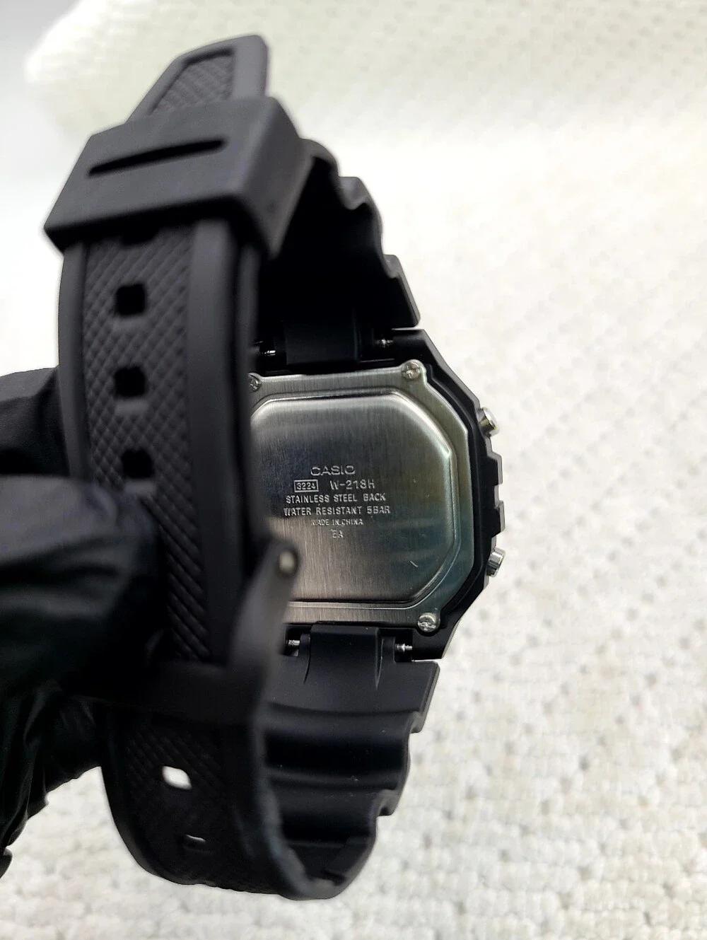 Casio Black Digital Illuminator Resin Watch